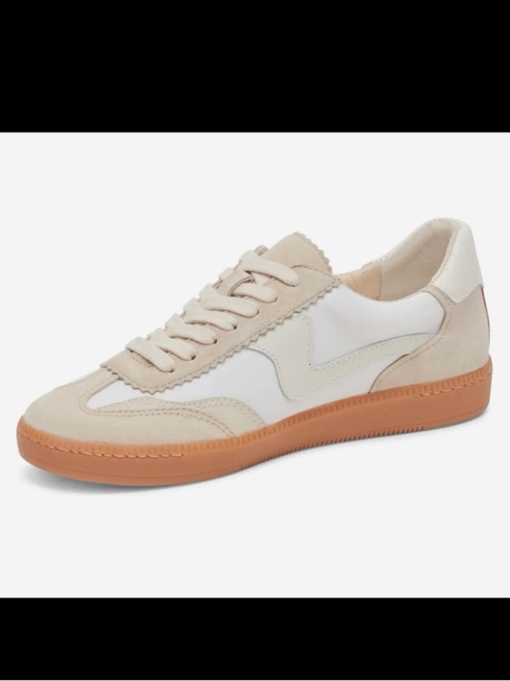 Dolce vita ivory multi nylon women’s sneakers